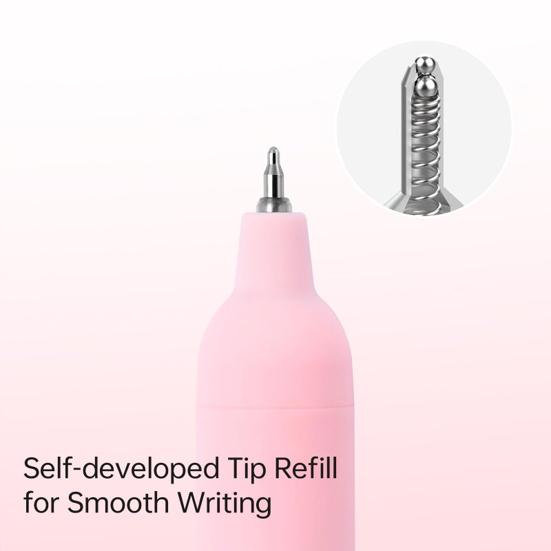 Kaco POPUP Gel Ink Pens 2 Pieces Sakura Series Black Ink Pens 0.5mm Fine Point - Image 5