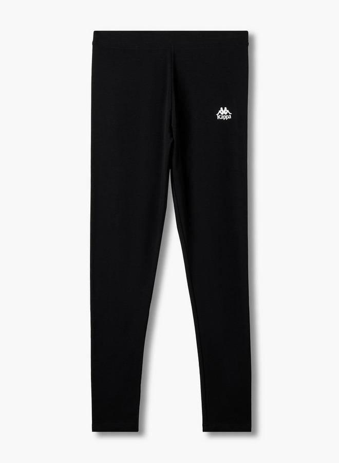 Kappa Pack of 2 Elasticated Full Length Leggings with Logo Design - Image 4