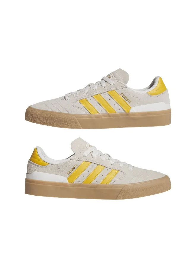 Adidas Adidas Busenitz Vulc Ii White Skateboarding Shoes For Men 3.5