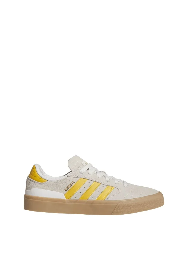 Adidas Adidas Busenitz Vulc Ii White Skateboarding Shoes For Men 3.5