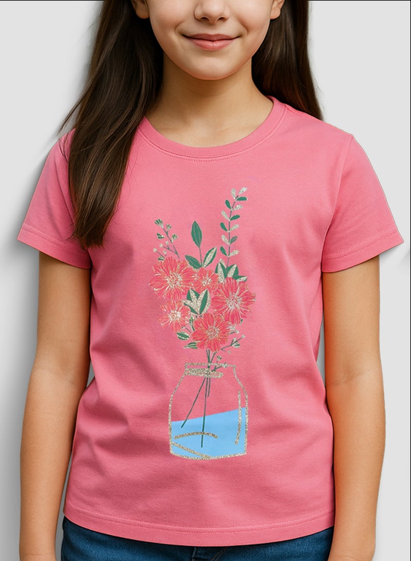 Y&CO Flower Vase T-Shirt - Image 3