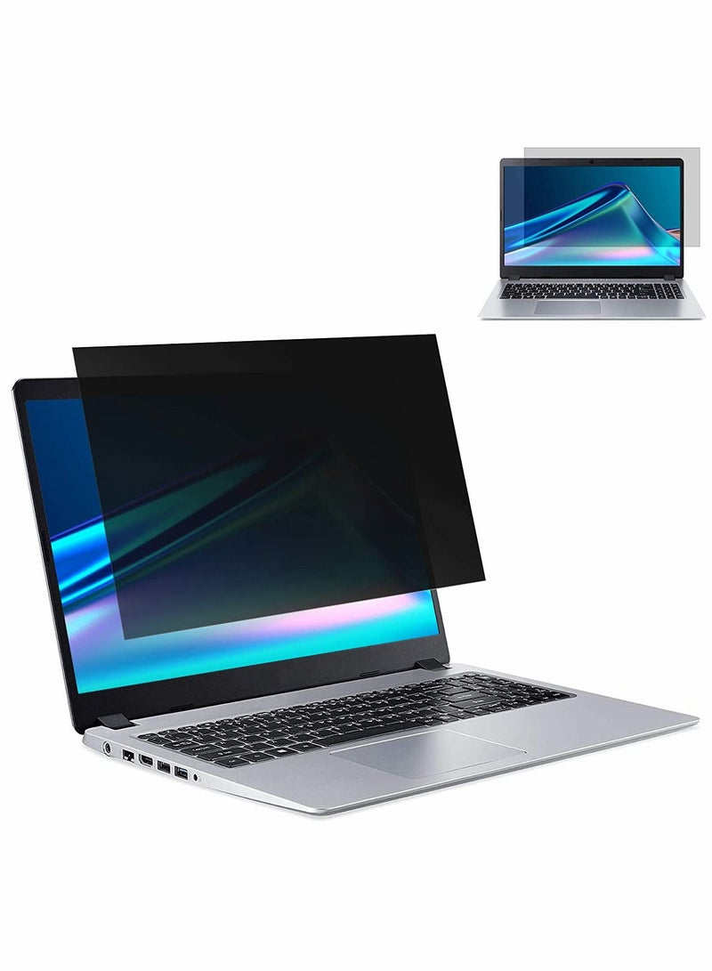 حماية شاشة الخصوصية للكمبيوتر المحمول 14 بوصة متوافقة مع HP/Dell/Asus/Acer/Sony/Samsung/Lenovo/Toshiba، نسبة العرض إلى الارتفاع 16:9، فلتر شاشة الخصوصية للكمبيوتر المحمول مضاد للضوء الأزرق - Image 1