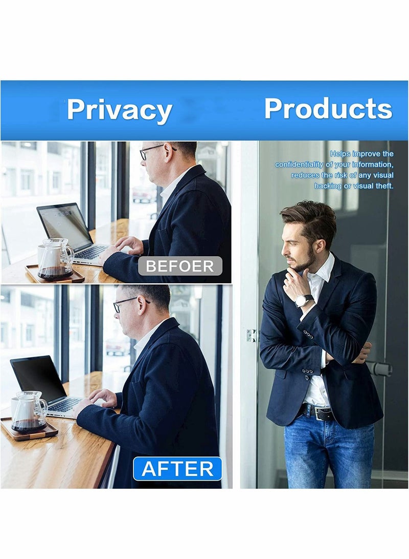 حماية شاشة الخصوصية للكمبيوتر المحمول 14 بوصة متوافقة مع HP/Dell/Asus/Acer/Sony/Samsung/Lenovo/Toshiba، نسبة العرض إلى الارتفاع 16:9، فلتر شاشة الخصوصية للكمبيوتر المحمول مضاد للضوء الأزرق - Image 4
