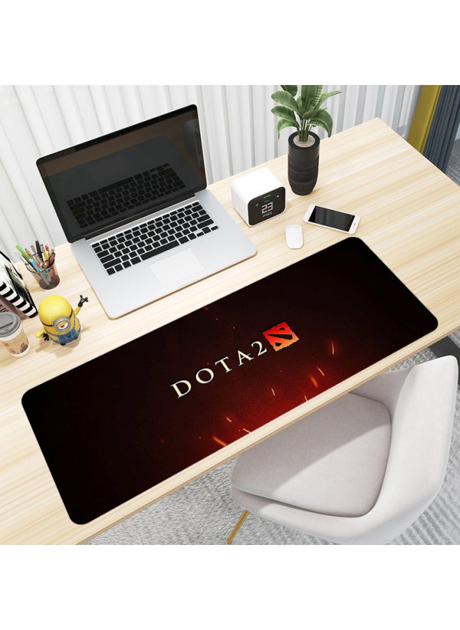 Generic DOTA DOTA Super Large E-sports Game Mouse Pad Lock Edge Thickened Desk Pad Computer Keyboard Pad Internet Cafe Table Pad-Color:700*400*3mm Lock Edge-Pattern:Knife Tower [35-35]]  - Image 4