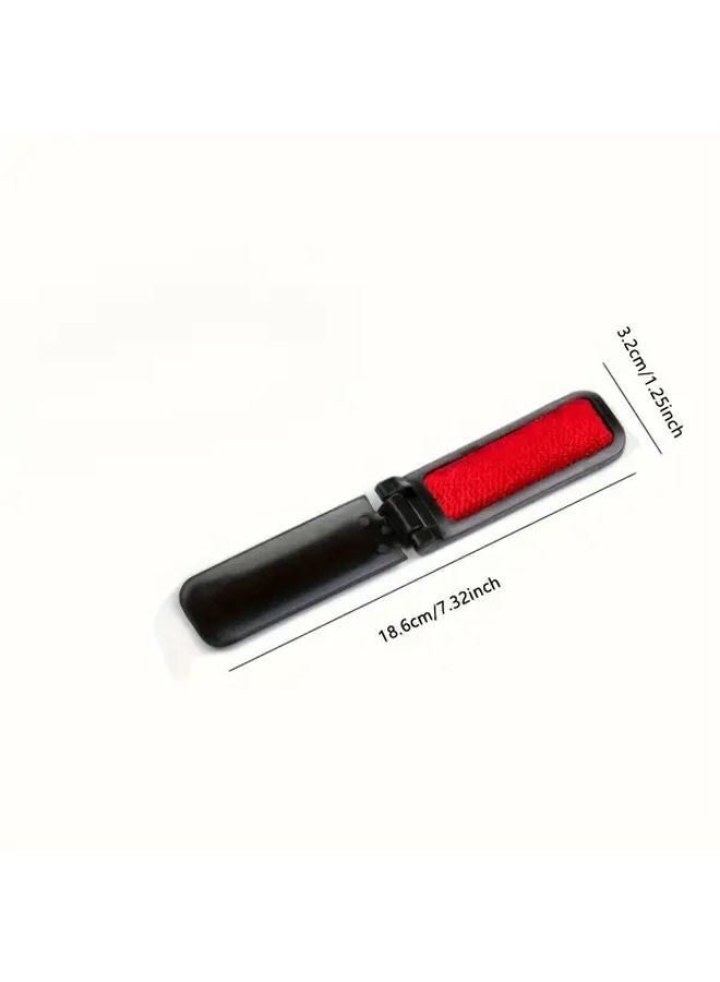 Black Portable Folding Clothes Brush Manual Sweater Fabric Cleaner - Image 5