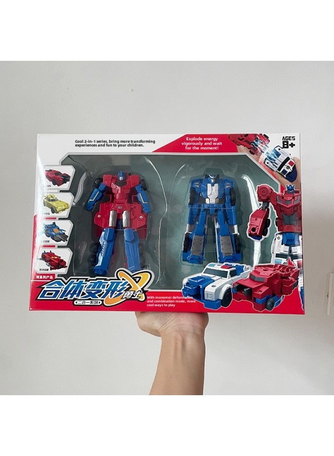 Large Deformation Toy Children's Robot Car Airplane Model Puzzle Manual Transformation 3 King Kong Boy-color:Xuanbing God Of War  Can Be Closed And Detachable - Image 1