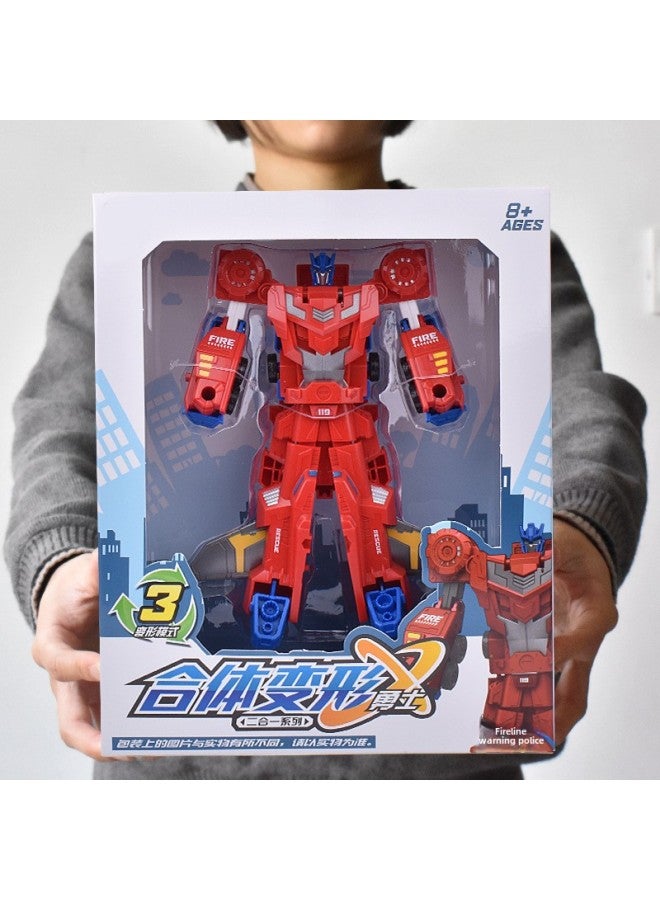 Large Deformation Toy Children's Robot Car Airplane Model Puzzle Manual Transformation 3 King Kong Boy-color:Xuanbing God Of War  Can Be Closed And Detachable - Image 2