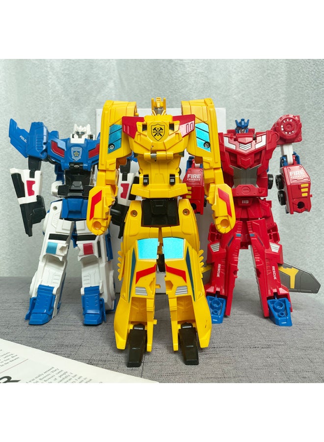 Large Deformation Toy Children's Robot Car Airplane Model Puzzle Manual Transformation 3 King Kong Boy-color:Xuanbing God Of War  Can Be Closed And Detachable - Image 3