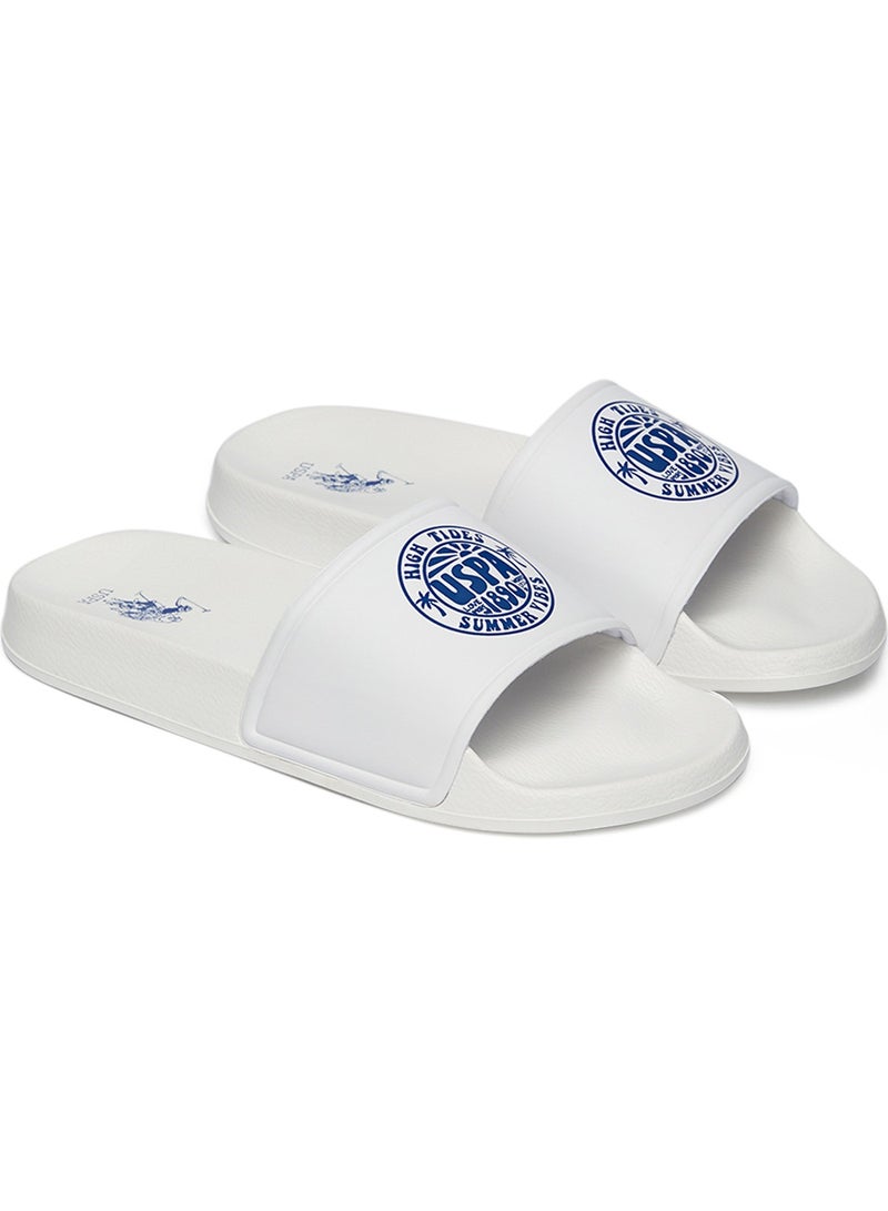 U.S. Polo Assn. Women's White Slides - Stylish Perfect for Casual Outfit  - Image 4