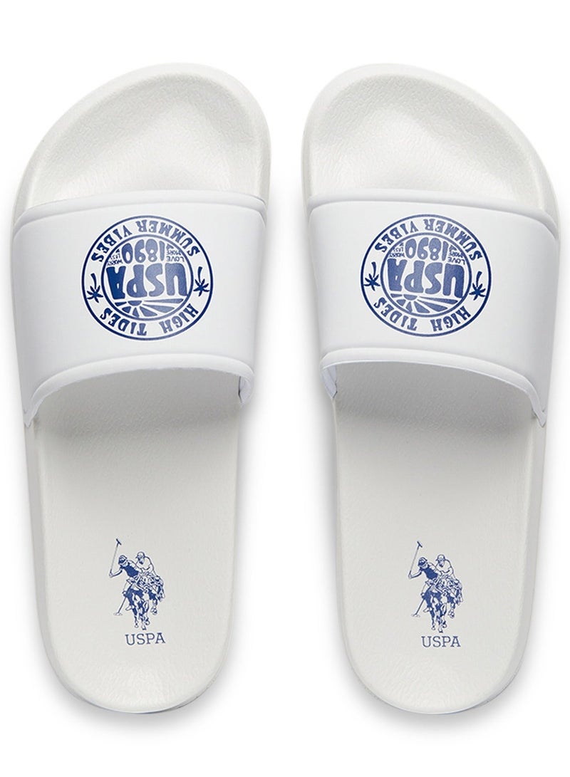 يو اس بولو اسن شباشب نسائية بيضاء أنيقة للملابس الكاجوال - Image 5