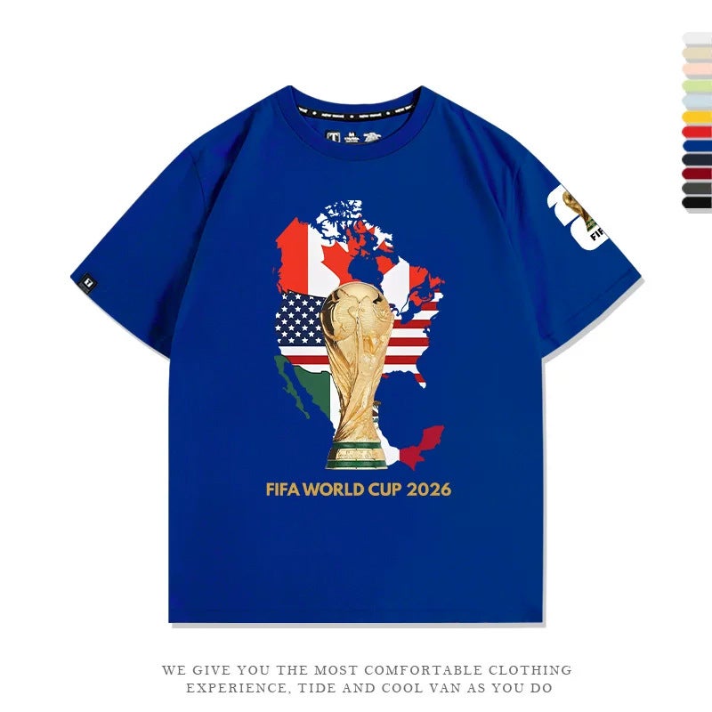 FIFA 2026 FIFA World Cup Fan T-Shirt - Cotton Short Sleeve  Tee - Image 1