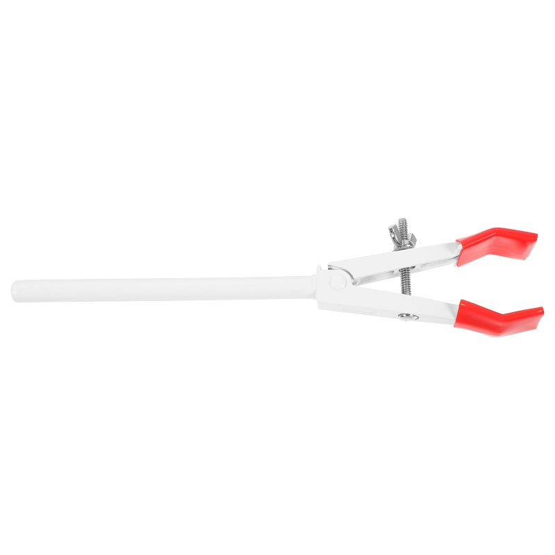 Zinc Alloy Lab Flask Clamp with White Rod Red Head for Secure Equipment Support - Image 2
