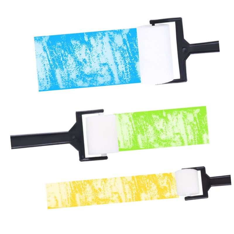 9 Piece Kids Sponge Paint Brush Set For Watercolor Oil Painting DIY Art Tools - Image 5