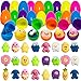JoFAN 24 Pack Plastic Prefilled Easter Eggs with Easter Mochi Squishy Toys Inside for Kids Boys Girls Toddlers - Image 2