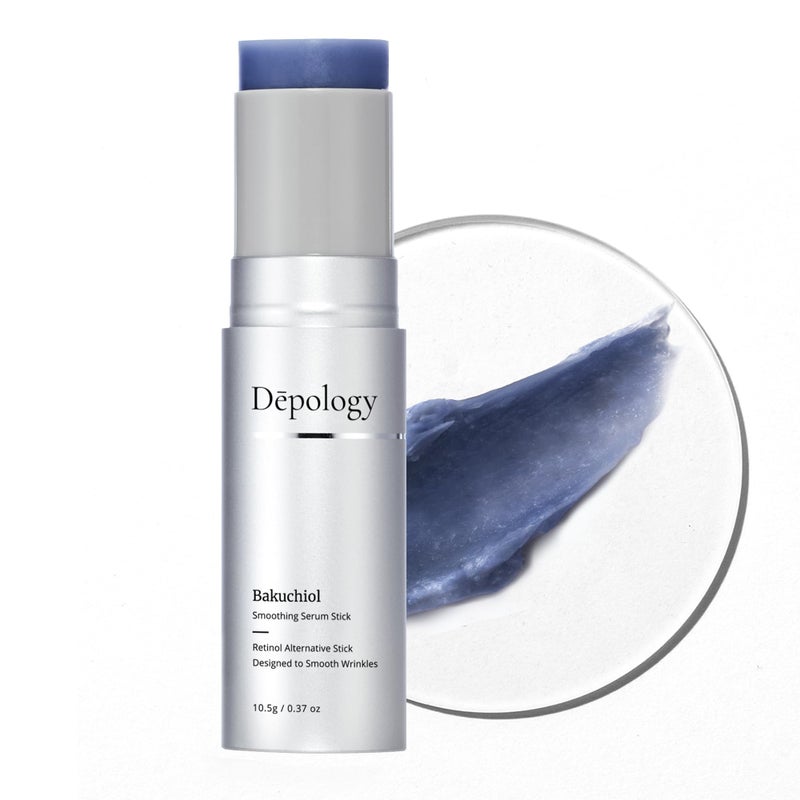 Depology Bakuchiol Smoothing Serum Stick | Hydrating Serum Stick for Wrinkles & Fine Lines | Facial Balm Moisturizer | Korea Beauty & Personal Care - Image 1