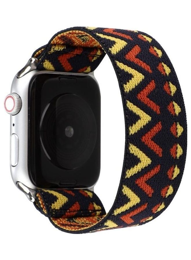 NIBEMINENT Replacement Watchband For Apple Watch Series 7 45mm/6 & SE 5 4 44mm/3 2 1 42mm Multicolour - Image 1