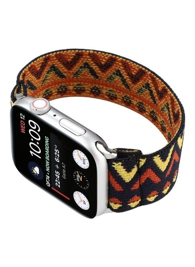 NIBEMINENT Replacement Watchband For Apple Watch Series 7 45mm/6 & SE 5 4 44mm/3 2 1 42mm Multicolour - Image 3