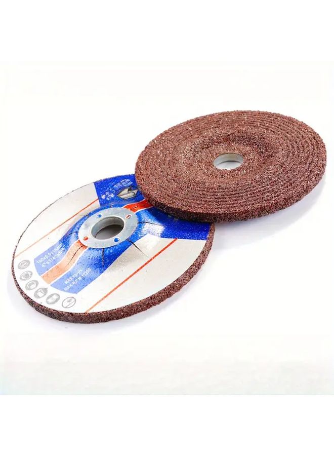 25 Pcs 100mm Angle Grinder Polishing Wheel Medium Grit Grinding Disc For Rust Removal Metal Grinding 100 6 16mm Size Compatible With Angle Grinders Metalworking Tool Durable Rust Remover Car Concrete Polishing Chainsaw Grinding Wheel - Image 5