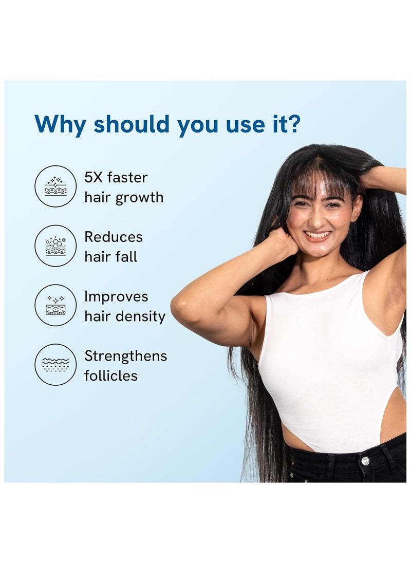 Be Bodywise Hair Growth Serum (Roll On) with 3% Rosemary, 3% Redensyl, 2% Aminexil & 2% Anagain For Thicker & Stronger Hair, 25ml  - Image 5