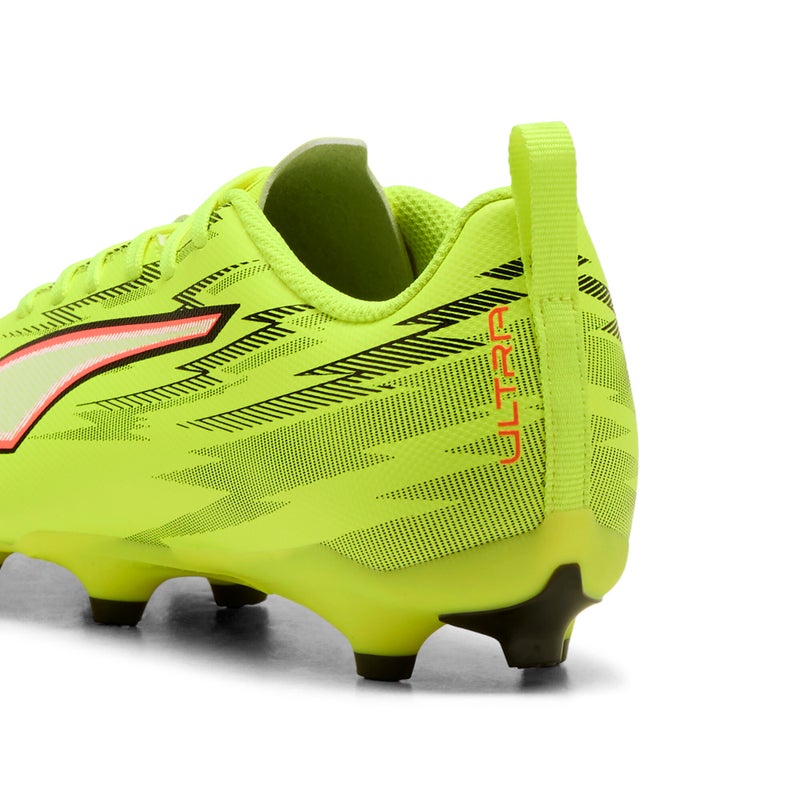 PUMA ULTRA 6 PLAY FG/AG Kids Yellow Football Boots Youth - Image 3