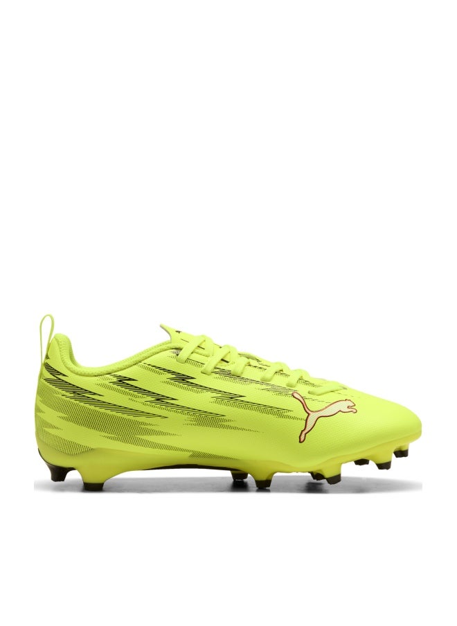 PUMA ULTRA 6 PLAY FG/AG Kids Yellow Football Boots Youth - Image 1