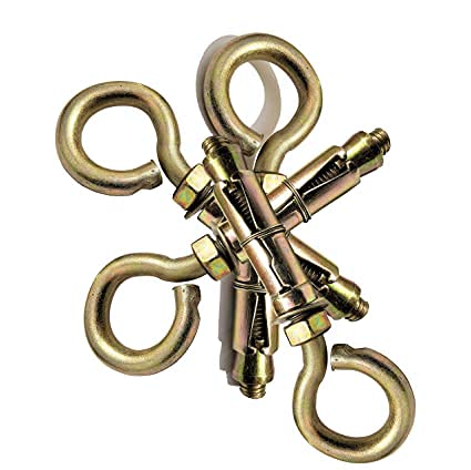ZL Enterprises Fastner Eye Hook 8 Pcs 8mm Thread  - Image 1