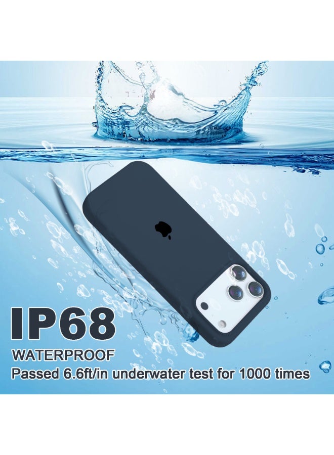 أوللاي آيفون 17 برو ماكس كيس واقي، مادة السيليكون، مقاومة للصدمات مع حماية عدسة الكاميرا وتغطية زر التحكم، غطاء واقي مضاد للصدمة الهاتف المحمول، متوافق مع إكسسوارات MagSafe - Image 5