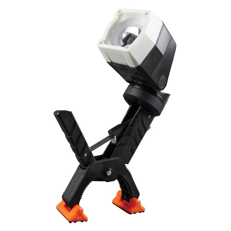 Klein Tools 56029 Work Light LED Clamp Light Rotates 360 Degrees Pivots 90 Degrees Dust and Water Resistant