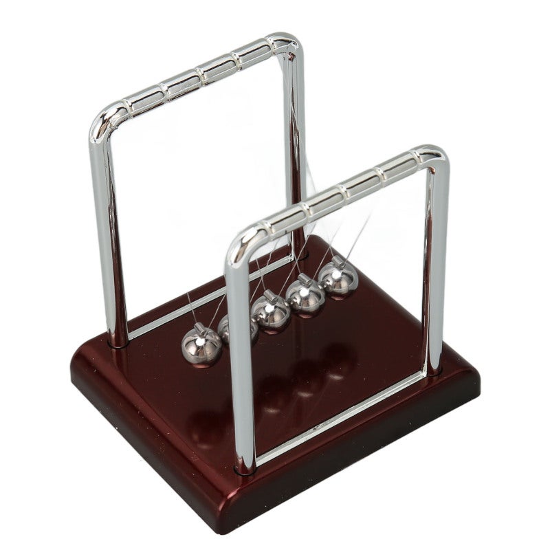 Physics Pendulum Balls: Gravity Effect Demonstration - Stress Relief Gadget Educational Physics Tool for Home School Office Desk ADHD Students Science Lovers - Image 4