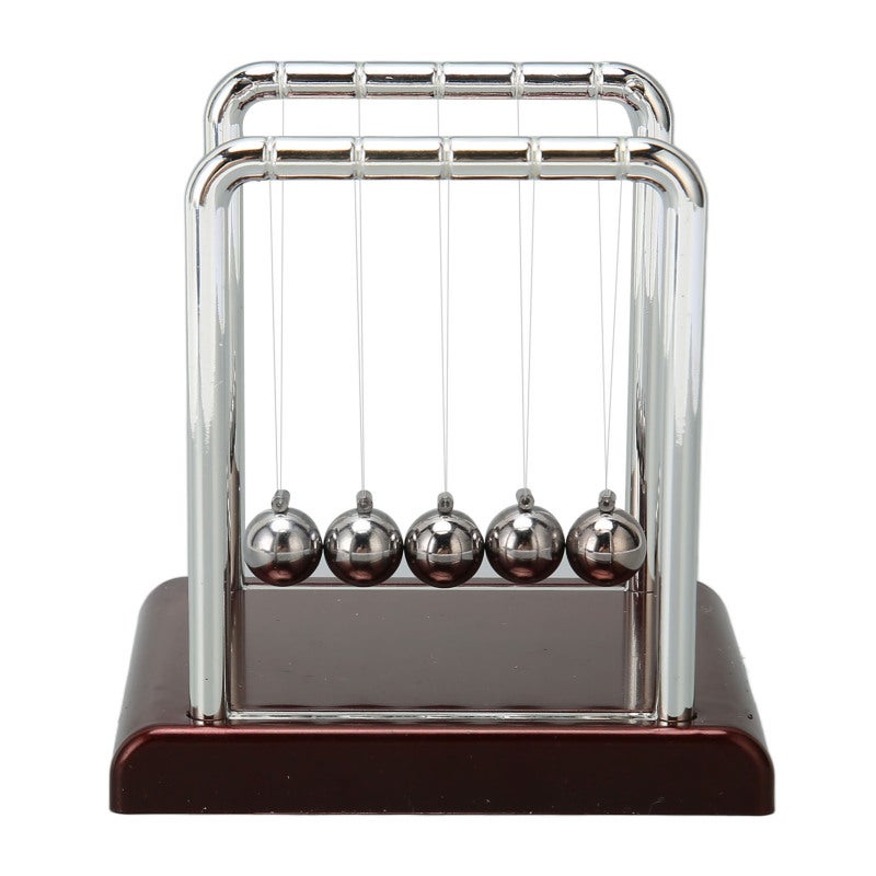Physics Pendulum Balls: Gravity Effect Demonstration - Stress Relief Gadget Educational Physics Tool for Home School Office Desk ADHD Students Science Lovers - Image 1