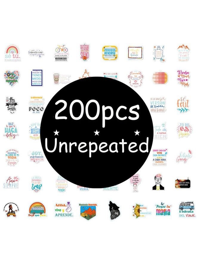 1step2dream Spanish Inspirational Stickers for Teens Adults Kids Teachers | Spanish Quote Stickers | Positive Motivational Stickers for Planner,Journaling Scrapbook,Water Bottles, Laptop - 200pcs - Image 2