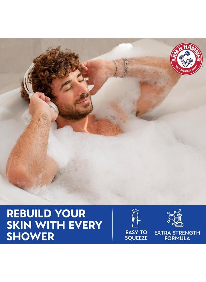 Arm & Hammer - غسول الجسم آرم آند هامر إسينشالز للرجال - ألترا ماكس 3 في 1 كول ووتر 22.5 أونصة - شامبو وبلسم وغسول للجسم 3 في 1 للرجال - غسول للجسم غير سام - Image 1