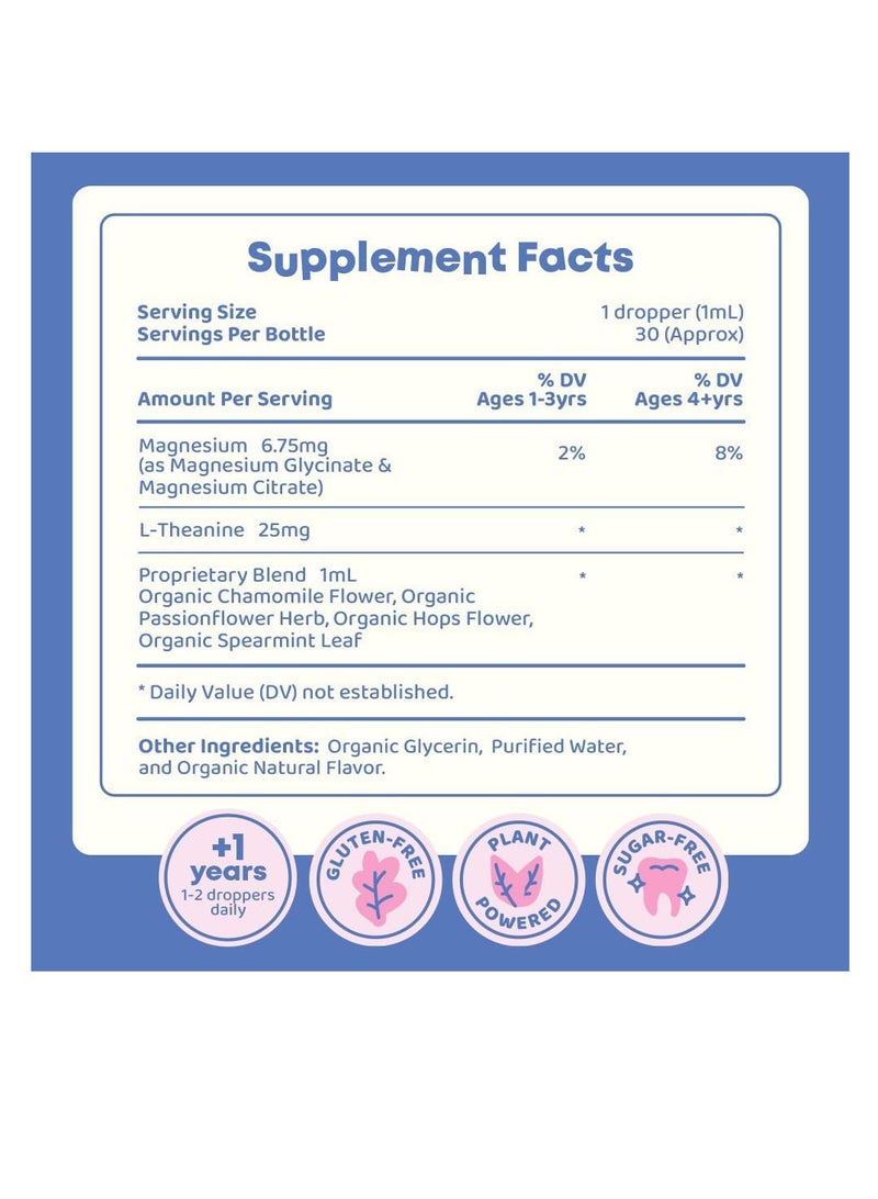 JoySpring Magnesium Glycinate for Kids 1 fl oz - Image 4