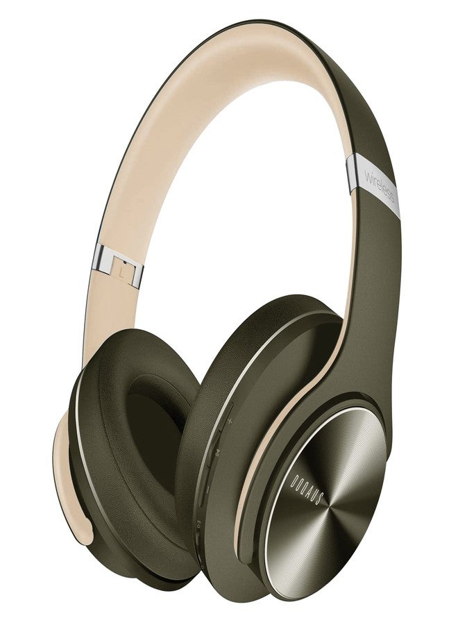 DOQAUS Bluetooth Headphones Over Ear, 90H Playtime, 3 EQ Modes, HiFi Audio, ENC Mic, Reinforced Durable Frame & Soft Earpads for Extended Wear, Phone, PC, Travel - Image 1