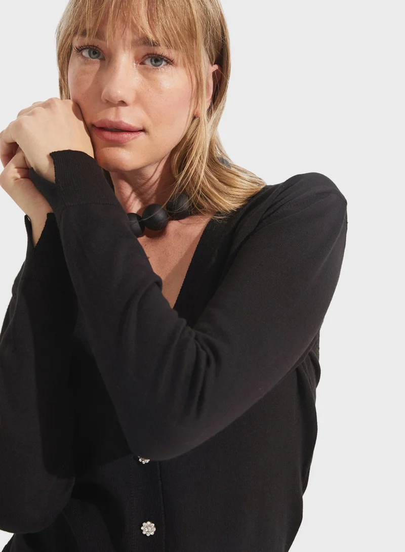 JUNE V-Neck Cardigan