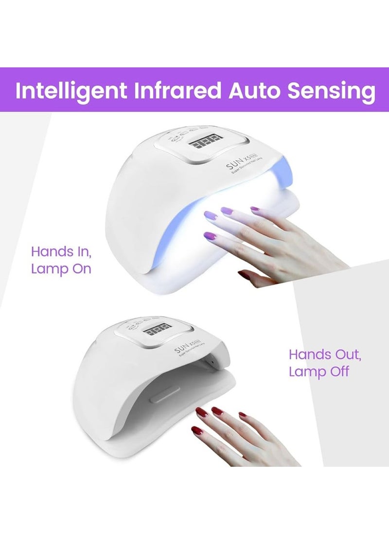 Sun - SUN X5 Plus Nail Curing Lamp – 120W Fast-Dry Light for Manicure & Pedicure - Image 1