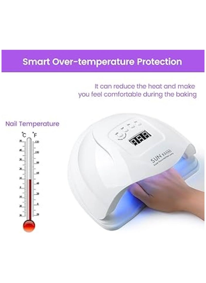 Sun - SUN X5 Plus Nail Curing Lamp – 120W Fast-Dry Light for Manicure & Pedicure - Image 1