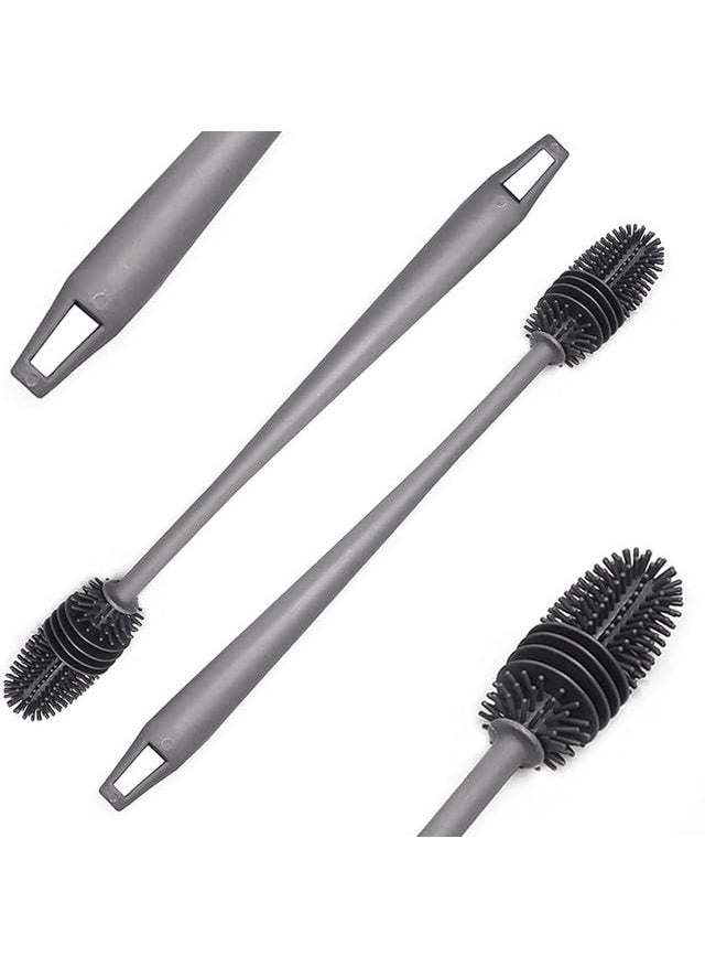 Cleaning Brush for Washing Water Bottle Narrow Neck Containers Hydro Flask Vacuum Sports Bottle Vase and Glassware Pack of 2  - Image 1