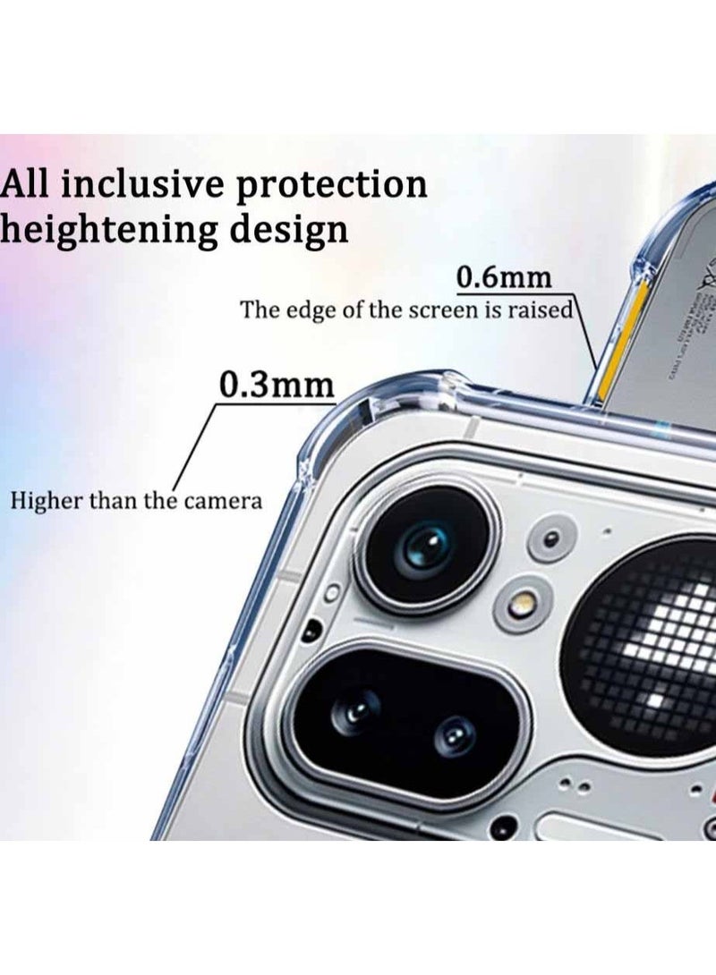 QIRG For Nothing Phone (4a) Pro Case,Camera Protection,Shockproof Thin Cover,Resists Yellowing and Scratches,Soft TPU Case for Nothing Phone (4a) Pro - Clear - Image 3