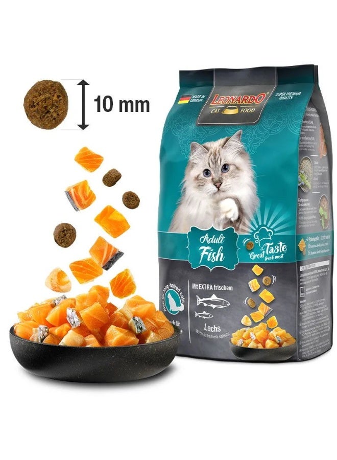 LEONARDO Adult Cat Dry Food with Fish 1.8kg - Image 3