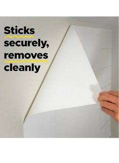 Post It Post-it Dry Erase Whiteboard Surface 3 x 4 in (91.4 cm x 1.21 m), 1 roll/pack | White Color | Sticker Whiteboard Film Surface for Walls, Doors, Tables and More | Removable | Easy Installation  - Image 4