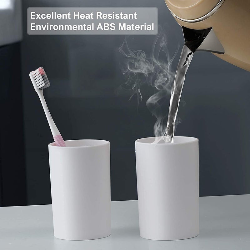 Antokin Toothbrush Holder with Cosmetic Drawer Organizer and Toothbrush Rack Integrated with Automatic Toothpaste Dispenser Space Saving with Magnetic Cup Design 2 Cup - Image 5
