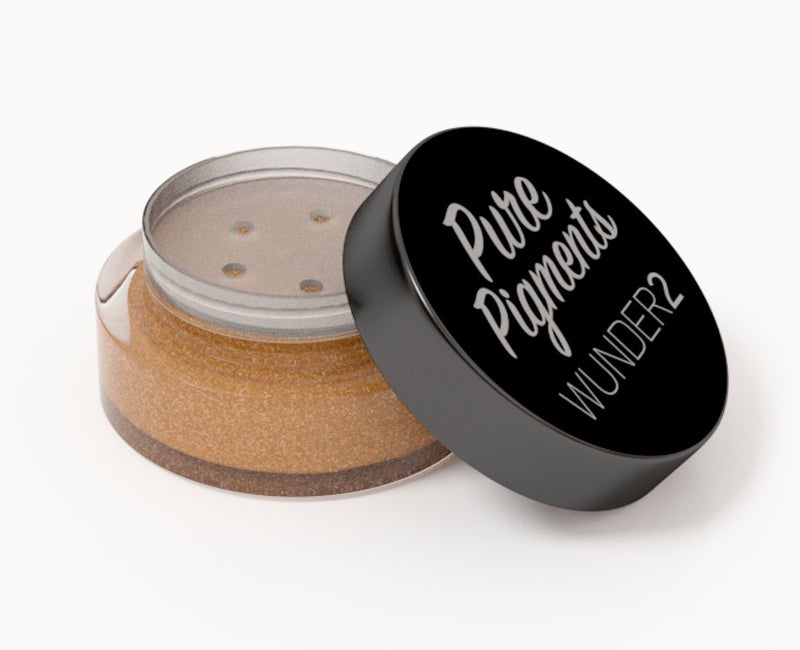 WUNDERBROW Pure Pigments Ultra-Fine Loose Color Powders for Eye Makeup, Sunkissed Gold, 0.04 Ounce - Image 1