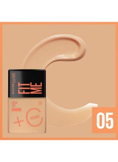 MAYBELLINE NEW YORK مايبيلين نيويورك، Fit Me Fresh Tint SPF 50 مع فيتامين C لتفتيح البشرة، 05  - Image 3