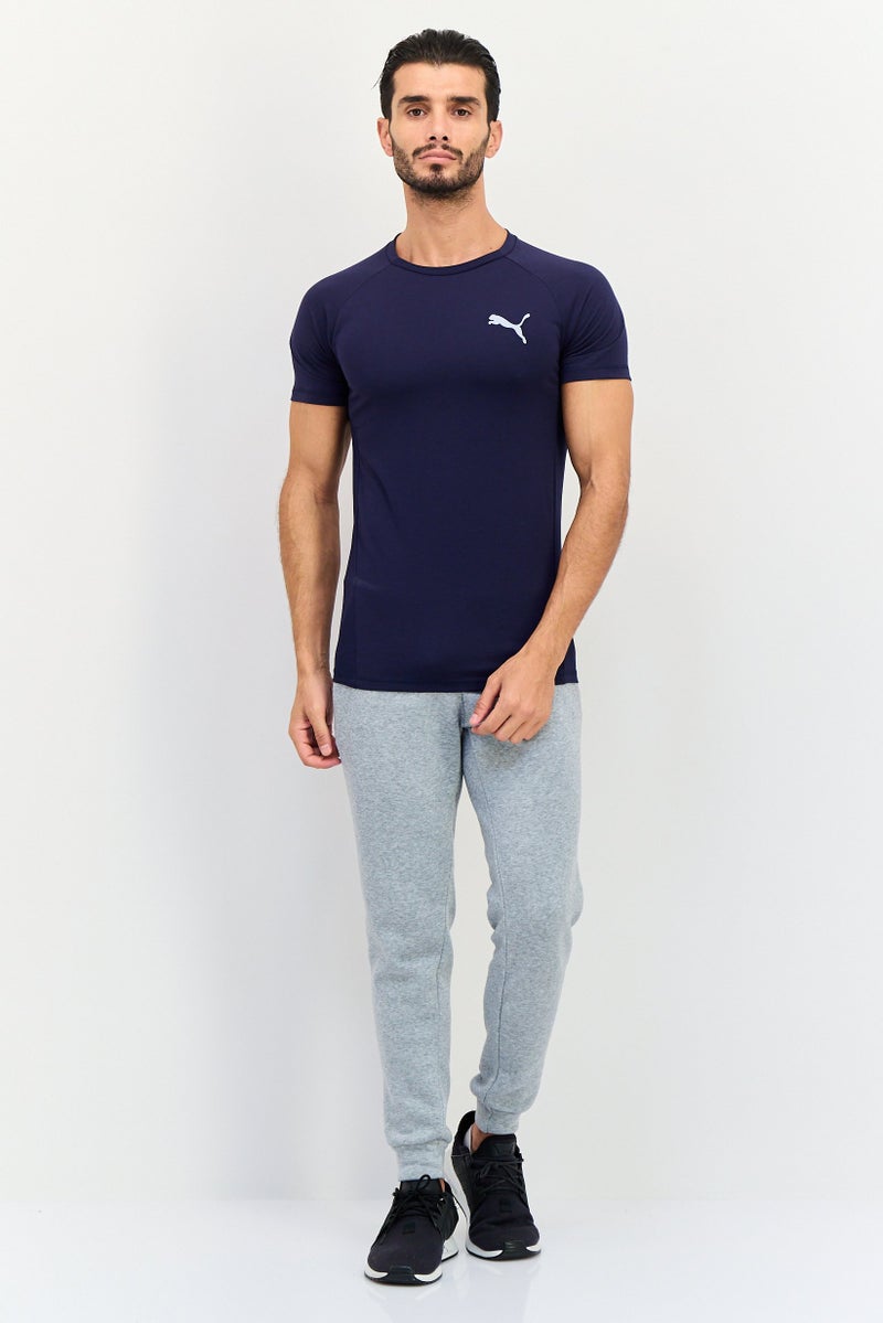 PUMA Men Sportswear Fit Short Sleeves Outdoor T-Shirt, Navy - Image 4