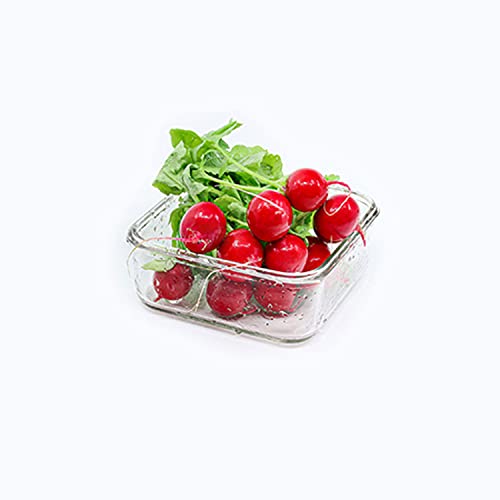 Glasslock Korea Tempered Glass Storage Containers with Lid - Classic 1200ml Square - Airtight Food Storage Kitchen Container - Office Lunch Tiffin Box/Bowl, Microwave/Dishwasher/Fridge/Freezer Safe - Image 2