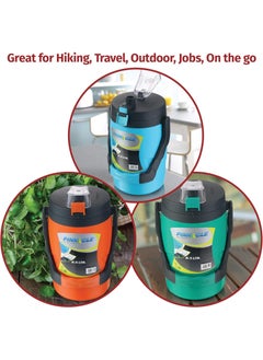 PINNACLE Pinnacle 85oz Insulated Water Jug - Reusable, Leakproof, Sky Blue - Portable Water Bottle for Camping, Picnics, Hiking - BPA Free, Double Wall Foam Insulation  - Image 2