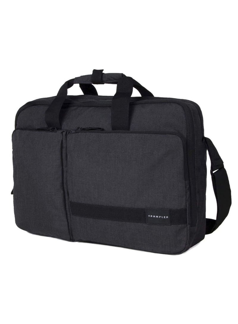 Crumpler Crumpler Business Briefcase Crossbody Laptop Bag,Water Resistant Messenger Shoulder Bag with Strap, Durable Office Bag Carry On Laptop Case for Men and Women,Black,15 Inch  - Image 2