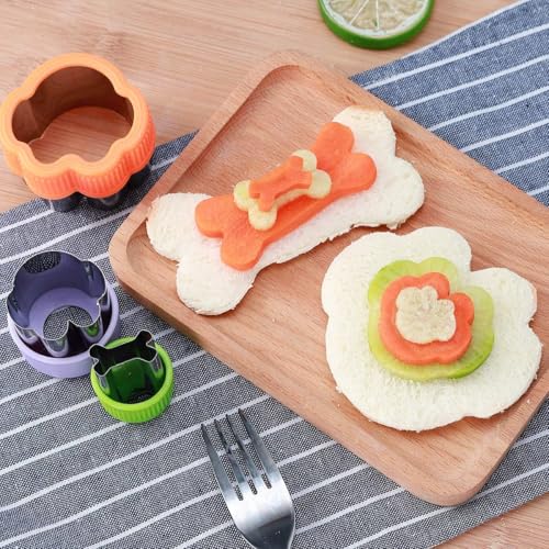 magigift Dog Cookie Cutter Set - Dog Bone and Dog Paw Print Cookie Mold for Homemade Treats - Stainless Steel Cookie Cutter molds for Kids Suitable for Cakes and Cookies (Assorted Sizes) - Image 5