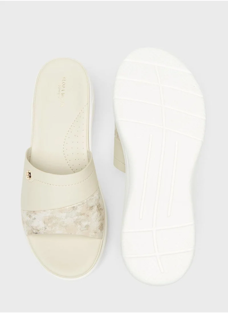 shoexpress One Strap Wedge Sandals